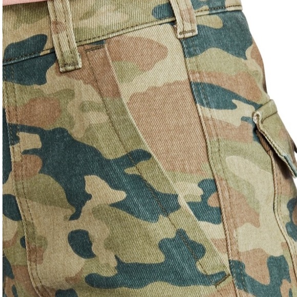 Free People Camouflage Cropped Pants - Picture 6 of 7